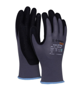 Arbeitshandschuhe, Nitril Schaum, grau/schwarz, Gr&ouml;&szlig;e L - 9