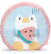 Plüschkissen Pinguin Waddle m.Melone
