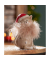 Weihnachtlicher Figur Katze braun