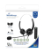 Headset binaural Stereo USB 2.0 Schwarz