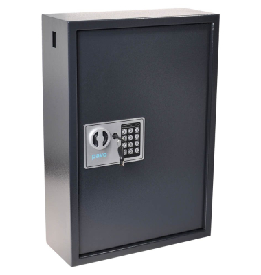 Schlüsseltresor 8002719 150 Schlüssel 19,60kg grau mit Elektronikschloss Metall