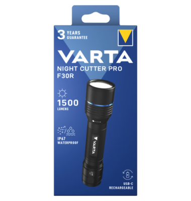 Taschenlampe LED F30R schwarz