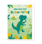 Geburtstagskarten 05-027 Fußball bunt