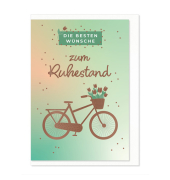 Karte zur Ruhestand