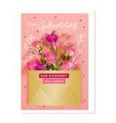 Geburtstagskarten 01-377 Blumen bunt