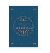 Geburtstagskarten 02-157 Spruch farbig sortiert