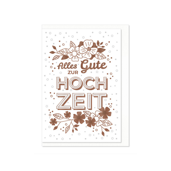 6 Stück Komma Vermählungskarte 4057319021772 Komma