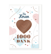 Dankeskarten 02-190 Danke bunt