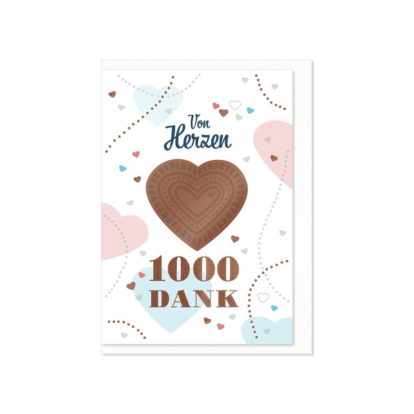 6 Stück Komma Dankeskarten 02-190 bunt 4057319021901 Komma