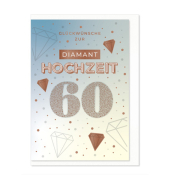 Diamantene Hochzeitskarte