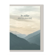 Trauerkarten 04-680 In stiller Anteilnahme bunt