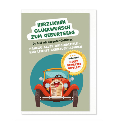 Geburtstagskarten 06-209 farbig sortiert