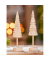 Weihnachtlicher Deko Tanne Holz natur sortiert