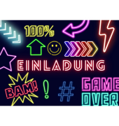 Einladungskarten 50-030 farbig sortiert