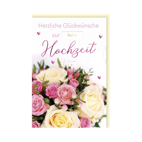 6 Stück Braun und Company Hochzeitstagskarte Drehzahl 9004546580669 Braun und Company