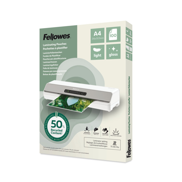 0043859813353 - Laminierfolien 100142987 216x303mm (BxH) 80mic 0043859813353 100 Stück