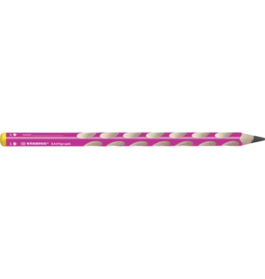 Bleistift EASYgraph 2B links pink