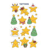 Weihnachtlicher  Tattoo Sterne