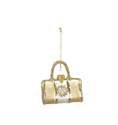 Weihnachtlicher  Behang Tasche gold