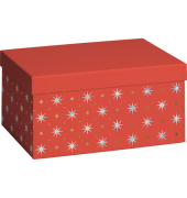 Weihnachtlicher Geschenkkarton Zidonia rot