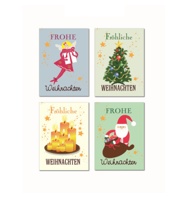 Weihnachtlicher Anhänger  sortiert