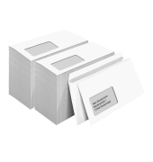 Briefumschlag ID1146642, Din Lang, mit Fenster, selbstklebend, 75g, wei&szlig;