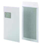 Versandtaschen Posthorn 00014009 mit Papprückwand, C4, mit Fenster, haftklebend, 120g, weiß