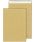 Faltentaschen 307427, B4, ohne Fenster, 20mm-Falte, haftklebend, 120g, braun