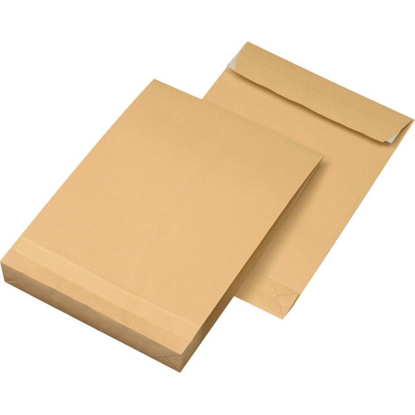 4016058036409 - Faltentaschen 307348 C4 ohne Fenster 40mm-Falte haftklebend 140g braun 4016058036409 100 Stück 4016058036409 - Faltentaschen 307348 C4 ohne Fenster 40mm-Falte haftklebend 140g braun 4016058036409 100 Stück