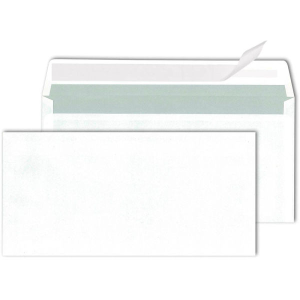4260282999997 - Briefumschlag ID1065105 Din Lang ohne Fenster haftklebend 80g weiß 4260282999997 500 Stück