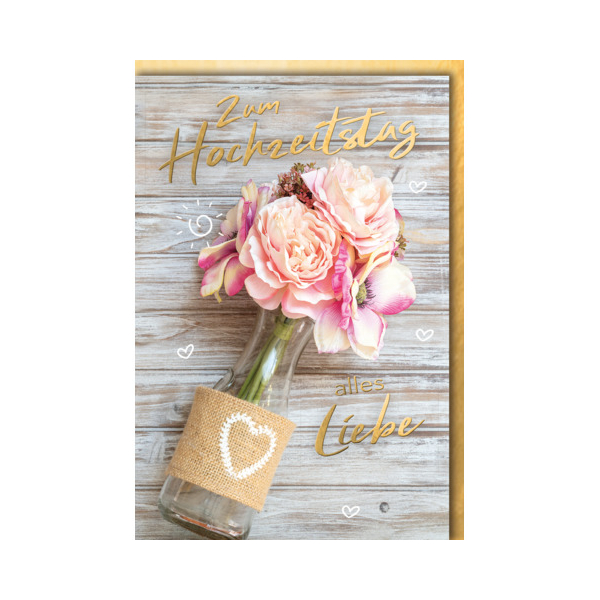 6 Stück Braun und Company Hochzeitstagskarte 4014995314390 Braun und Company