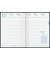 Buchkalender 5079460906, schwarz, 1 Woche / 2 Seiten, 14,8x20,5cm (A5), 2026
