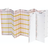 Urlaubsplaner 1070135006, 300x1380mm (1380x295mm), 2026, plus 3 Folgemonate nächstes Kalenderjahr