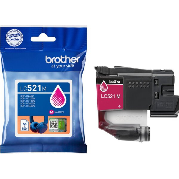 4977766839235 - Tintenpatrone LC-521M für Drucker ca 500 Seiten magenta 4977766839235 Brother