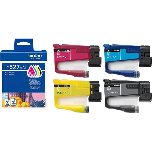 4977766842181 - Druckerpatrone LC-527VAL schwarz cyan magenta gelb ca 1x 1300 3x 900 Seiten 4977766842181 Brother