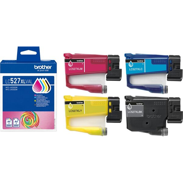 4977766842211 - LC527XL Value Pack - 4-pack - High Yield - black yellow cyan magenta - original - ink cartridge - Tintenpatrone Cyan