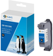 G&amp,G Original-Druckerpatrone GB-001CBK schnell trocknende Solvent Tinte schwarz 42ml