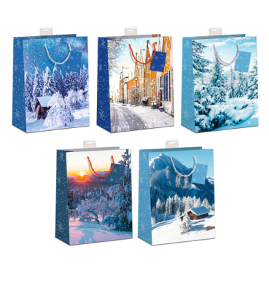 Geschenktasche 9922-2513-L, Landschaft, 320mm x 26cm