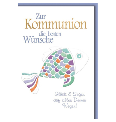 Kommunionskarte