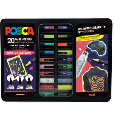 Acrylmarker Uni Posca 20ST sortiert