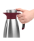 Thermoskanne Soft Grip N4120500, weinrot, 1,5 Liter