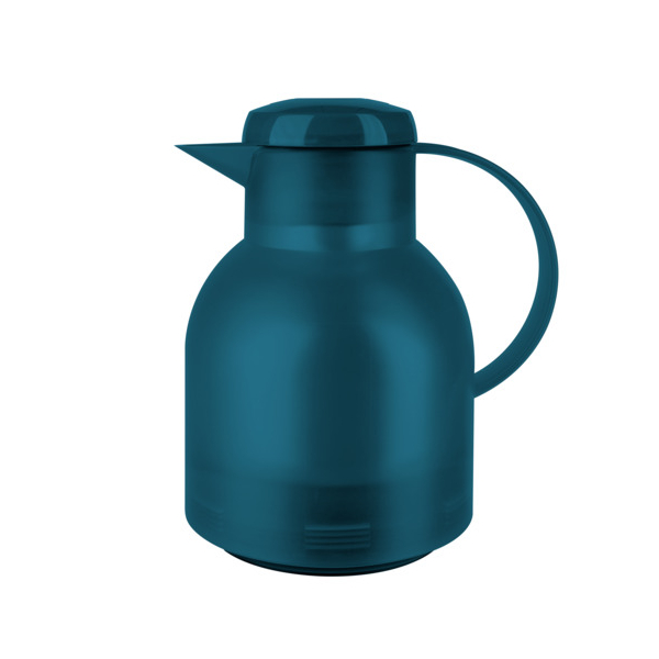 Emsa Thermoskanne Samba N4015900, ozeanblau, 1 Liter 4009049546841 Emsa