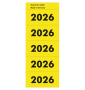 Inhaltsschilder ZLA-06226, 2026, gelb, 57x28mm, selbstklebend