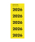 Inhaltsschildchen 2026 gelb