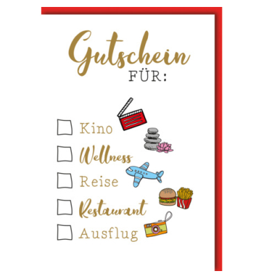 Gutscheinkarte