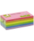 Haftnotizen KF10959, 76x76mm, farbig sortiert (neonpink/neongelb/neongr&uuml;n/neonblau/pastell orange/pastell-flieder), quadratisch