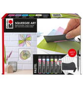 Acrylfarbe Squeegee Art Set Pastel
