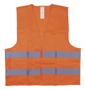 Warnweste Polyester orange