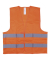 Warnweste Polyester orange