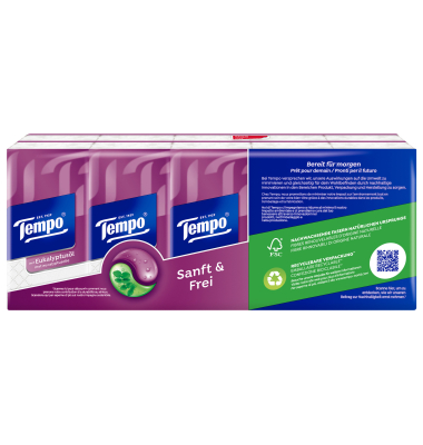 Taschentücher sanft+frei 4lg 10x9St